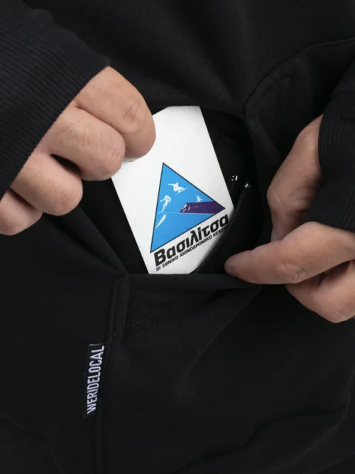 Stomper Black Long Hoodie - Image 5