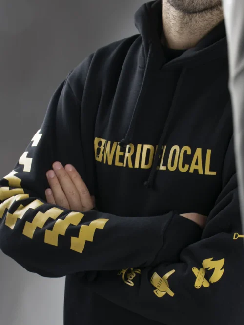 Stomper Black Long Hoodie - Image 6