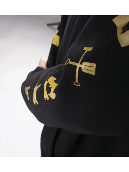 Stomper Black Long Hoodie - Image 7