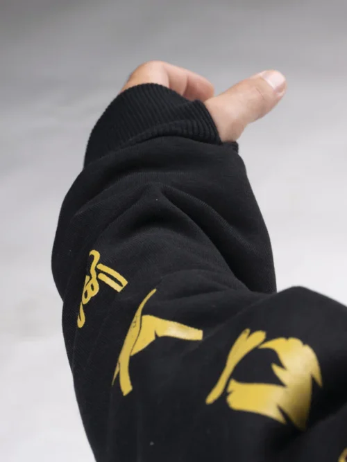 Stomper Black Long Hoodie - Image 9