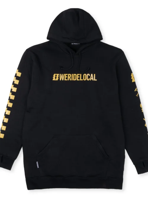 Stomper Black Long Hoodie - Image 3