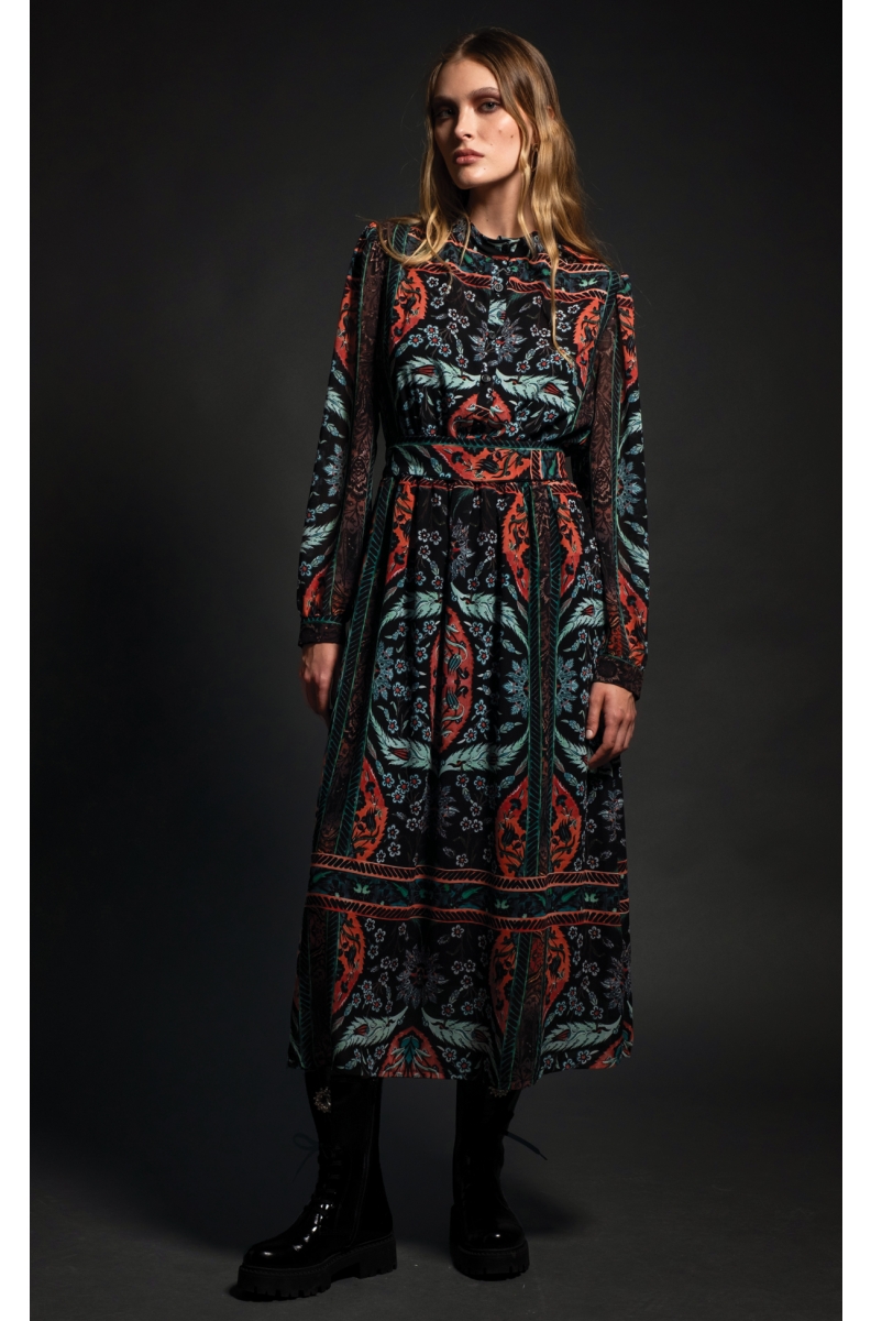 Peace & Chaos Neogothic Long Dress