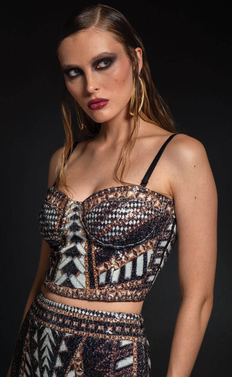 Abundance Bustier - Sequin