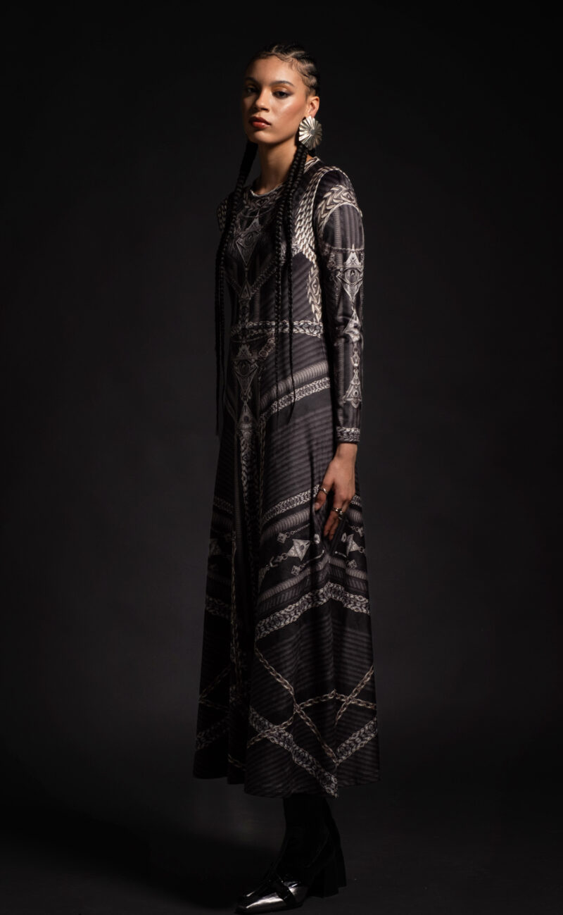 Amulet Long Dress - Velvet