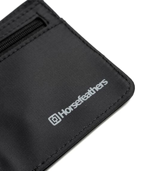 ανδρικό πορτοφόλι από την horsefeathers με διχρωμία μπλε και καφέ