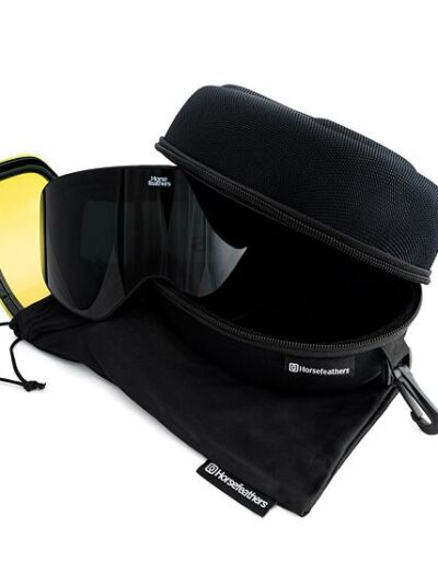 μάσκα horsefeathers edmond snow goggles black smoke για σκι και snowboard