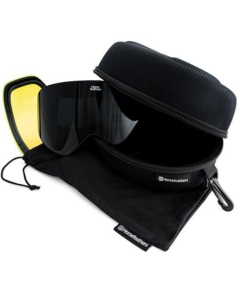 μάσκα horsefeathers edmond snow goggles black smoke για σκι και snowboard