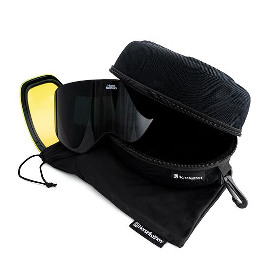 μάσκα horsefeathers edmond snow goggles black smoke για σκι και snowboard