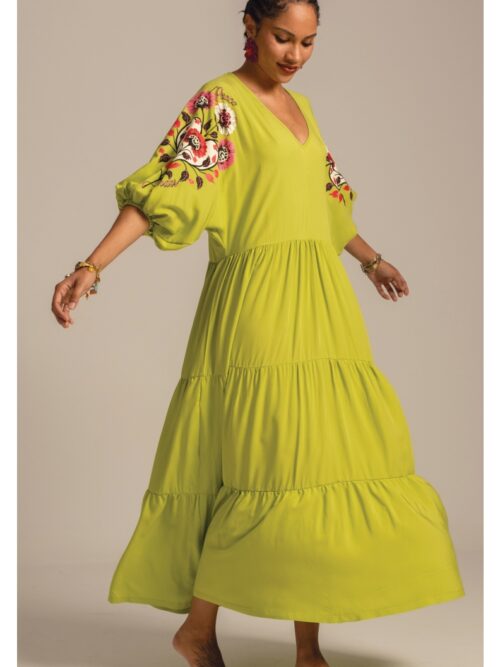 γυναικείο μακρύ φόρεμα από την peace and chaos , camelia long dress