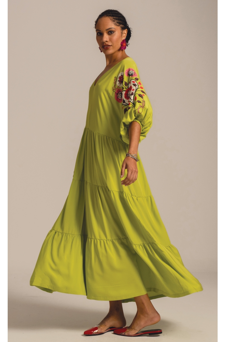 γυναικείο μακρύ φόρεμα από την peace and chaos , camelia long dress