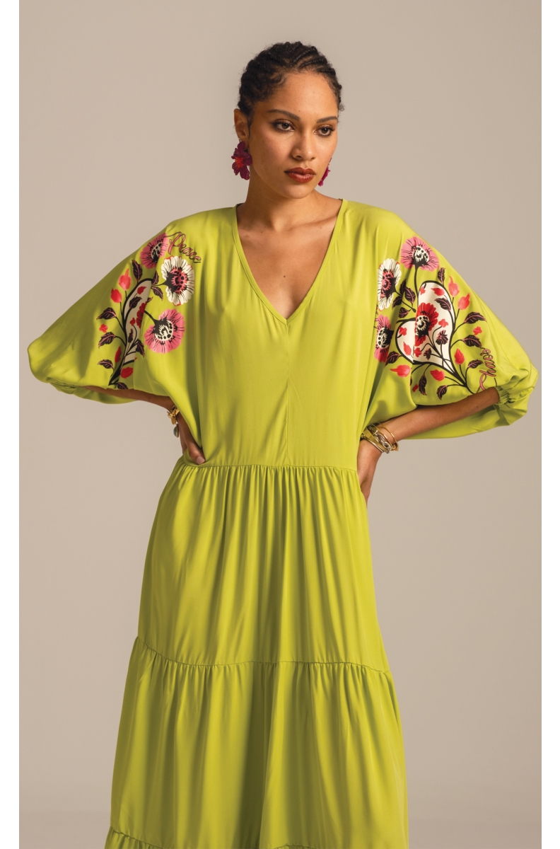 γυναικείο μακρύ φόρεμα από την peace and chaos , camelia long dress