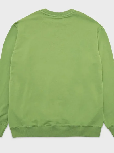 CAT Embroidery Logo Crew Πράσινο Φούτερ - Image 4