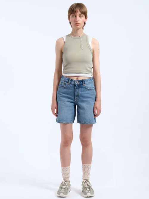 Dr.Denim Arch Shorts - Bay Sky Used Γυναικεία Βερμούδα - Image 7