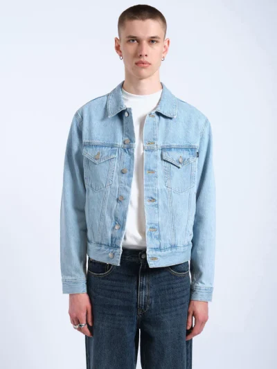 Dr.Denim Τζιν Μπουφάν Joey Trucker Jacket - Stream Light Retro - Image 12