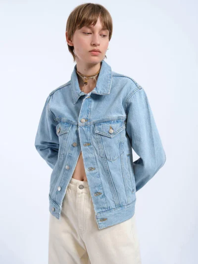 Dr.Denim Τζιν Μπουφάν Joey Trucker Jacket - Stream Light Retro - Image 16