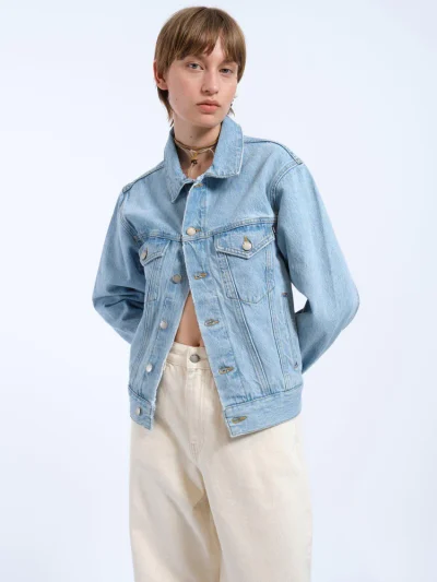 Dr.Denim Τζιν Μπουφάν Joey Trucker Jacket - Stream Light Retro - Image 17