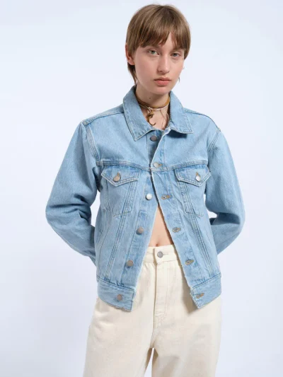 Dr.Denim Τζιν Μπουφάν Joey Trucker Jacket - Stream Light Retro - Image 5