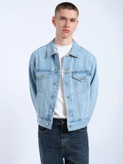 Dr.Denim Τζιν Μπουφάν Joey Trucker Jacket - Stream Light Retro - Image 7