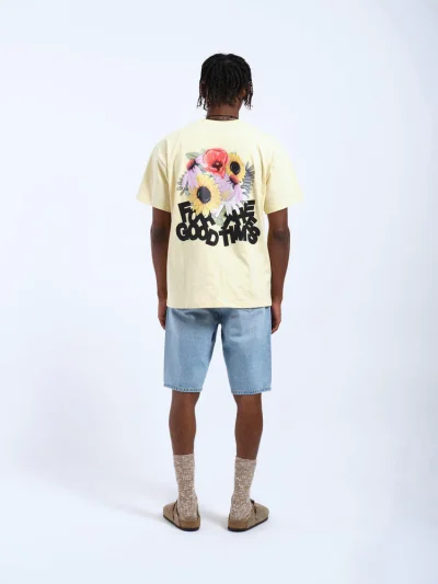 Dr.Denim Trooper Tee - Light Yellow Κοντομάνικη Μπλούζα - Image 11