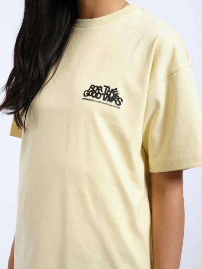 Dr.Denim Trooper Tee - Light Yellow Κοντομάνικη Μπλούζα - Image 17