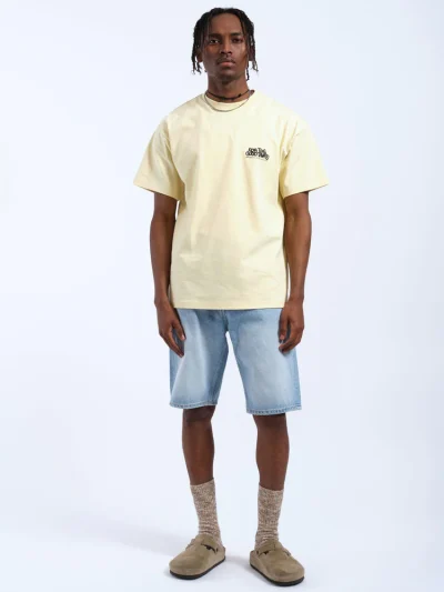 Dr.Denim Trooper Tee - Light Yellow Κοντομάνικη Μπλούζα - Image 5