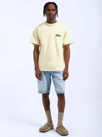 Dr.Denim Trooper Tee - Light Yellow Κοντομάνικη Μπλούζα - Image 6
