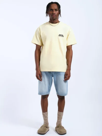 Dr.Denim Trooper Tee - Light Yellow Κοντομάνικη Μπλούζα - Image 8