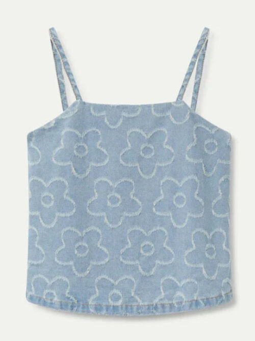 Compania Fantastica Denim Top