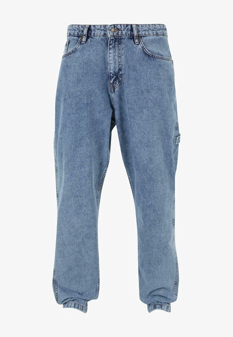 ανδρικό τζιν παντελόνι baggy workwear denim από την εταιρεία karl kani σε μπλε απόχρωση