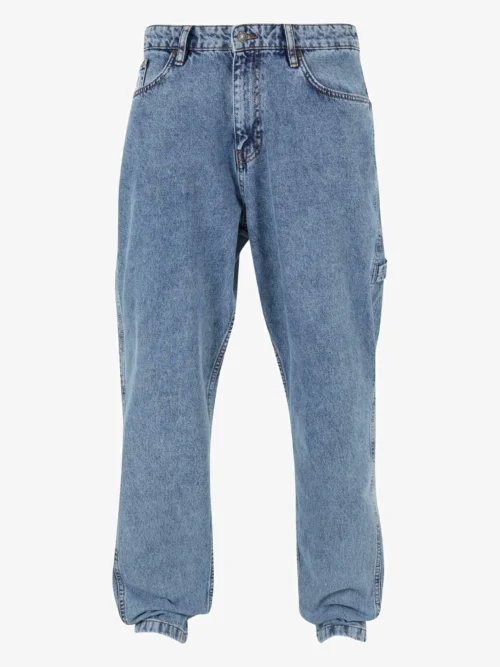 ανδρικό τζιν παντελόνι baggy workwear denim από την εταιρεία karl kani σε μπλε απόχρωση