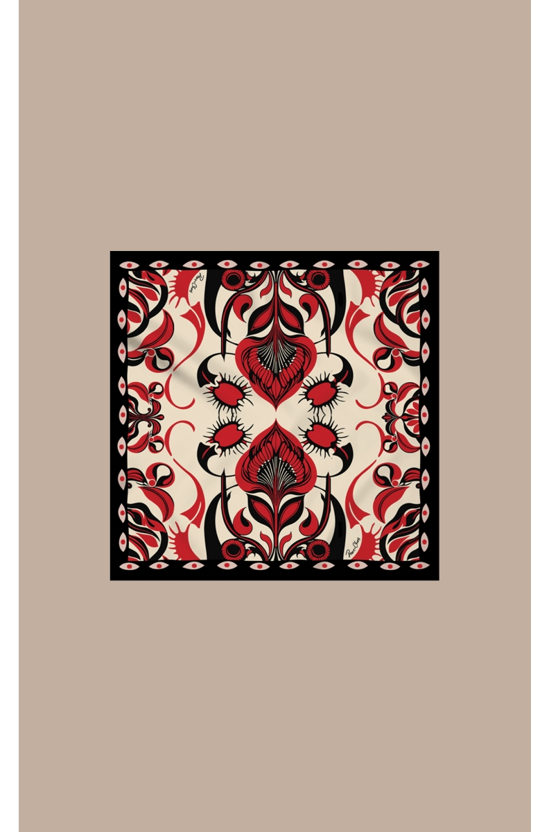 μαντήλι από την peace+ chaos , lilium scarf
