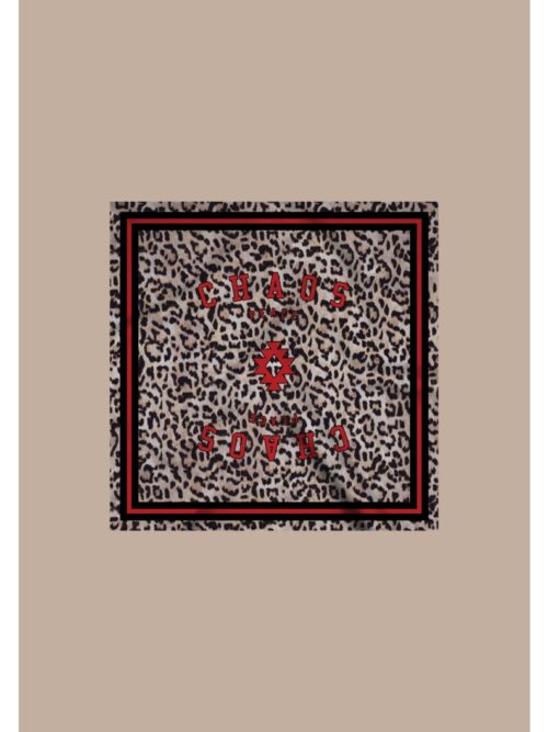 σατέν μαντίλι με λεοπαρ πριντ από την Peace+Chaos , menagerie scarf