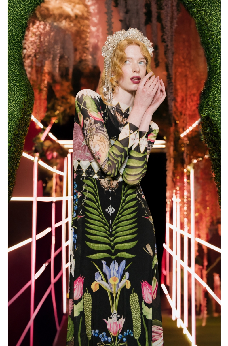 valentines long dress γυναικεία μακρύ φόρεμα διαφάνεια σε ιδιαίτερα σχέδια από την peace and chaos