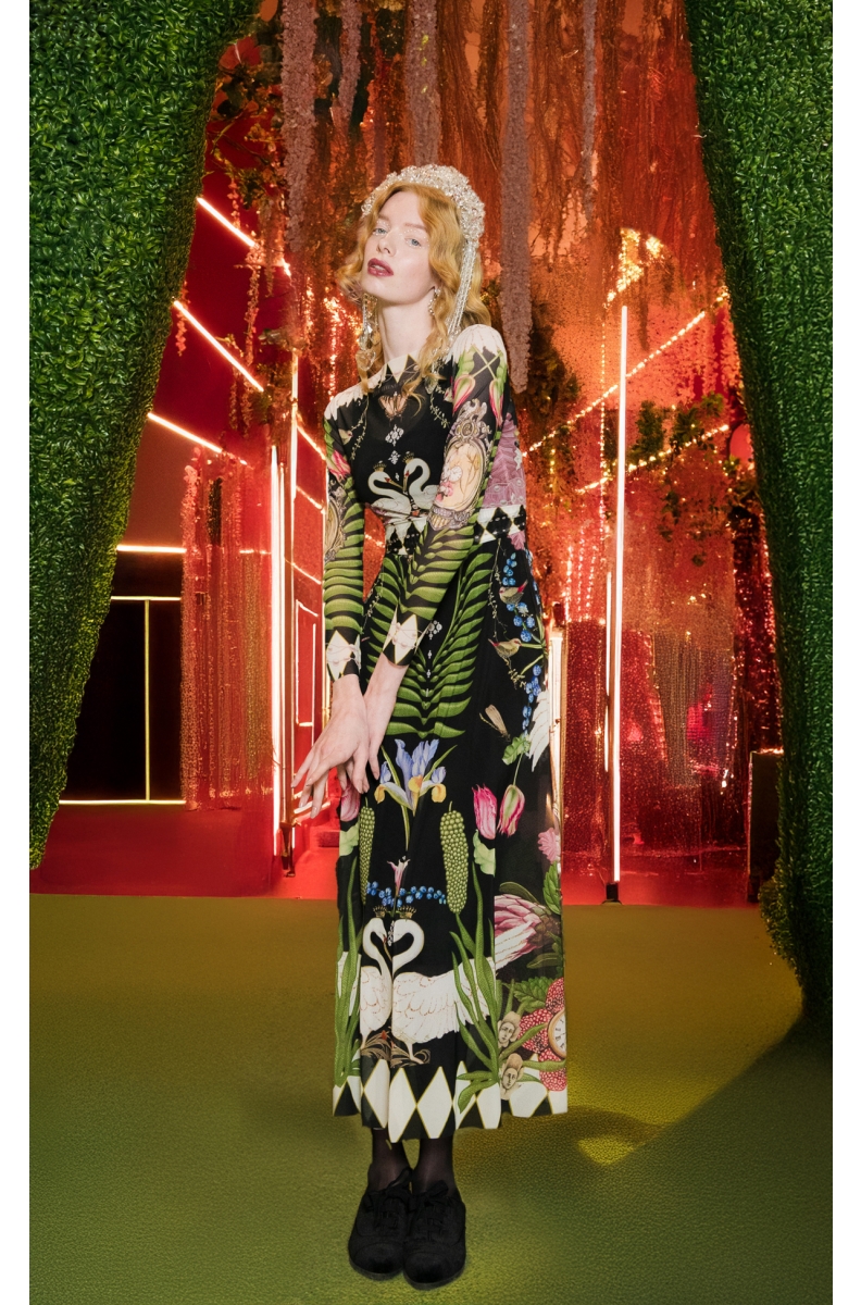 valentines long dress γυναικεία μακρύ φόρεμα διαφάνεια σε ιδιαίτερα σχέδια από την peace and chaos