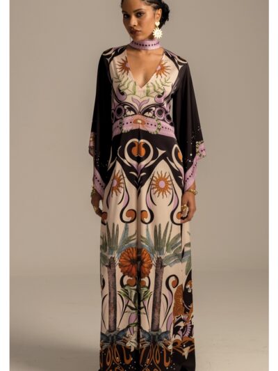 γυναικείο φόρεμα σε σατέν ύφασμα από την Peace and chaos, ancestress dress silky