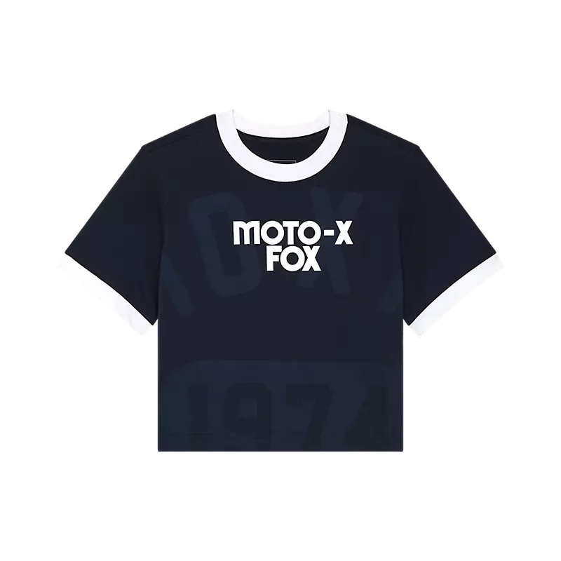 γυναικείο κοντό μπλουζάκι από την fox, circa 74 ringer tee