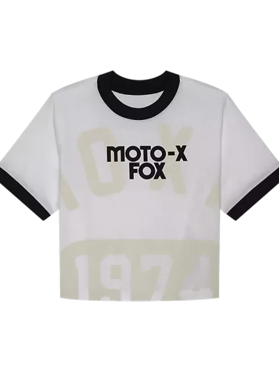 γυναικείο κοντό μπλουζάκι από την fox, circa 74 ringer tee