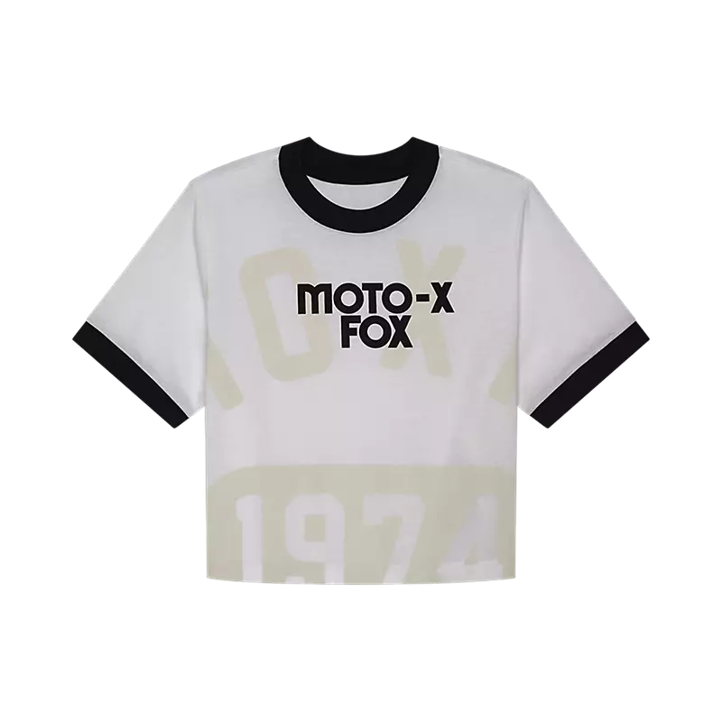 γυναικείο κοντό μπλουζάκι από την fox, circa 74 ringer tee