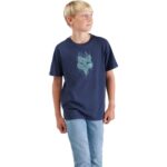 παιδικό μπλουζάκι fox youth bark tee σε μπλε χρώμα