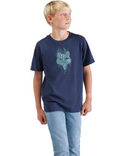 παιδικό μπλουζάκι fox youth bark tee σε μπλε χρώμα