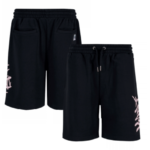 ανδρική βερμούδα με τύπωμα στο πλάι, karl kani kani tag sweatshorts