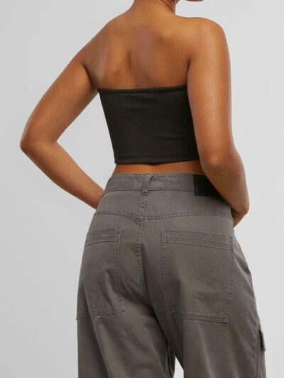 Karl Kani Retro Bandeau Top Black Γυναικείο Τοπ - Image 4
