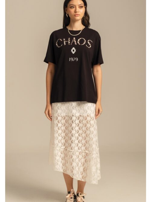 Peace And Chaos Laceflower Maxi Skirt - Image 3