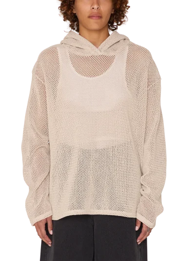 γυναικεία μπλούζα με κουκούλα obey billy mesh hood