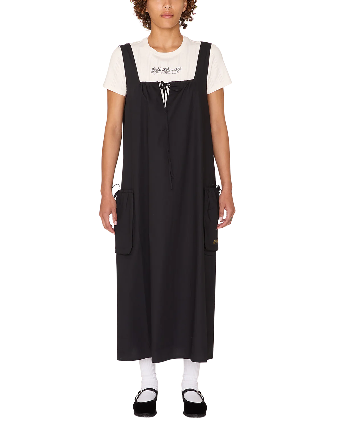 γυναικείο φόρεμα από την obey σε μαύρο χρώμα, ceremony cinch dress