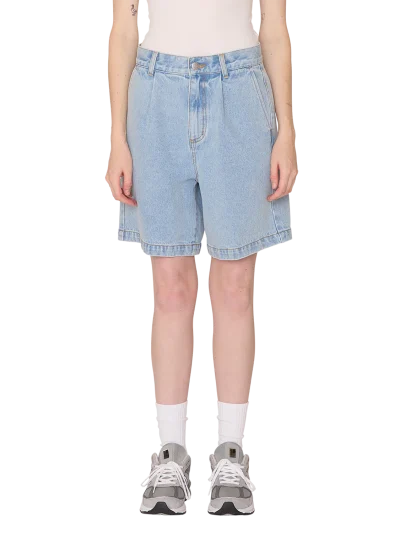 γυναικεία τζιν βερμούδα από την obey, eli II denim pleated short