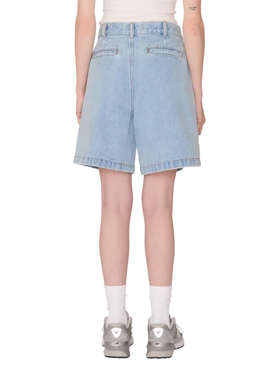 Obey Eli II Denim Pleated Short Βερμούδα - Image 4