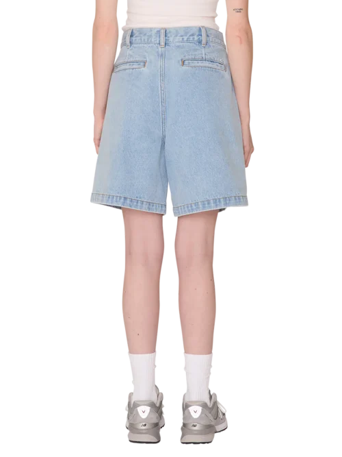 Obey Eli II Denim Pleated Short Βερμούδα - Image 4