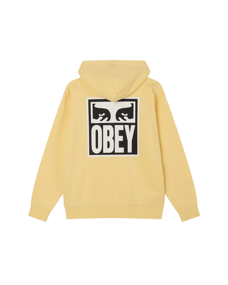 φούτερ σε μπανανί χρώμα από την obey, eyes icon II hoodie
