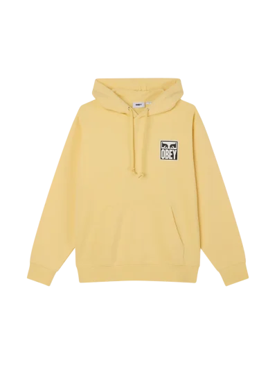 φούτερ σε μπανανί χρώμα από την obey, eyes icon II hoodie